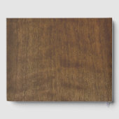 Livre D'or Tournesols rustiques Photo Mariage horizontale (Verso)