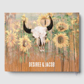 Livre D'or Tournesols rustiques Taureau floral occidental (Verso)