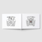 Livre D'or Tracteur personnalisé Mariage de ferme de pays (Complet)