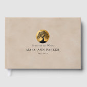 Livre D'or Tree of Life!  Memorial Beige Custom (Recto)