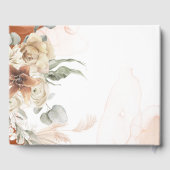 Livre D'or Trending Terracotta Pampas Grass Mariage (Verso)