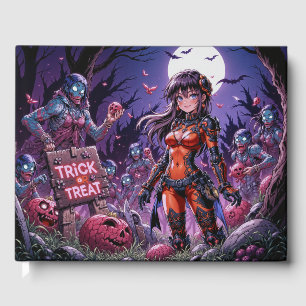 Livre D'or Trick ou traiter Halloween Zombies distribuer le c
