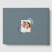 Livre D'or Trois photos Abstrait Disposition Anniversaire cha (Verso)