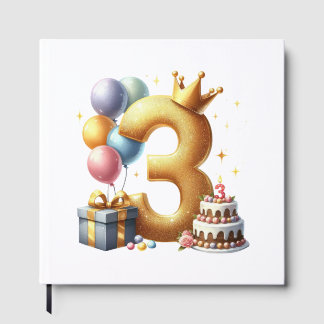 Livre D'or Troisième anniversaire doré