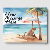 Livre D'or Tropical Beach Party (Verso)