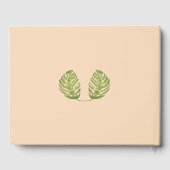 Livre D'or Tropical Green et Blush Mariage (Verso)