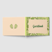 Livre D'or Tropical Green et Blush Mariage (Complet)