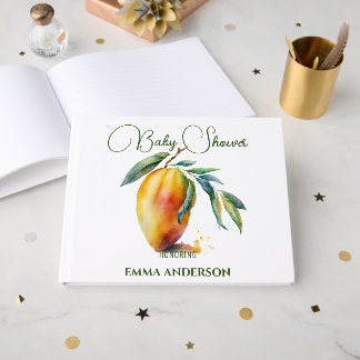 Livre D'or Tropical Mango | Baby Shower