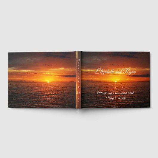 Livre D'or Tropical Sunset Beach Island Summer Wedding (Complet)