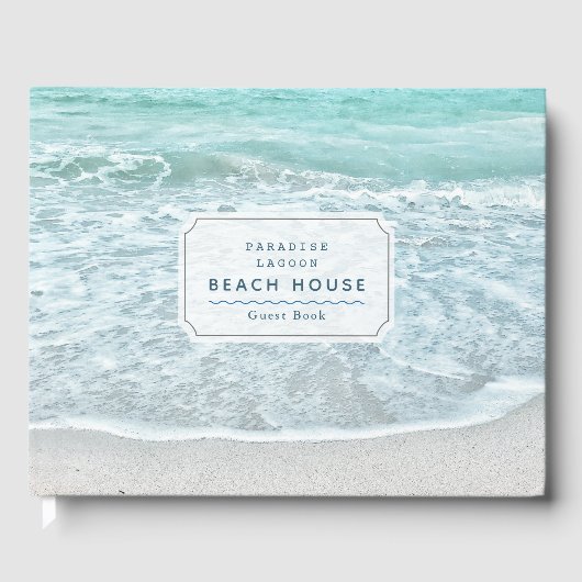 Livre D'or Turquoise Ocean Photo Beach Location de vacances (Recto)