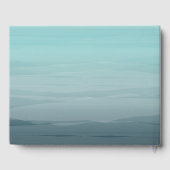 Livre d'or turquoise Ombre Mariage (Verso)