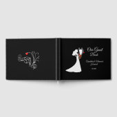 Livre D'or Tuxedo Suit & Bride Mariage Silhouette (Complet)