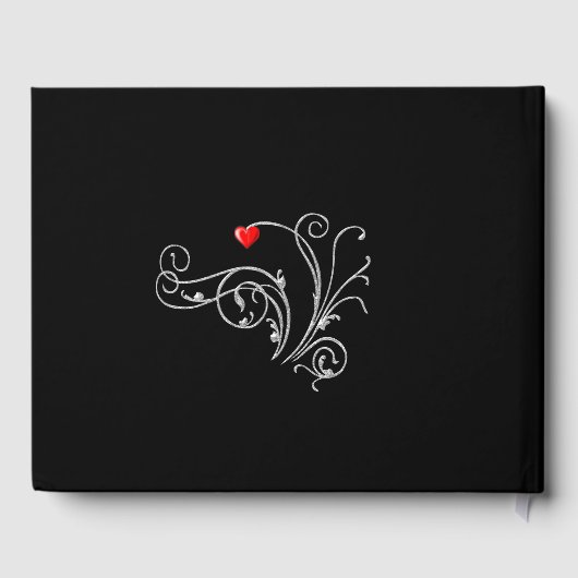 Livre D'or Tuxedo Suit & Bride Mariage Silhouette (Verso)