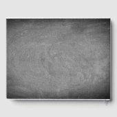 Livre D'or Typographie du tableau noir blanc (Verso)