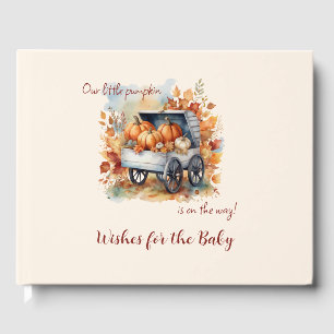 Livre D'or Un Baby shower Automne Un Peu Citrouille   Neutre 