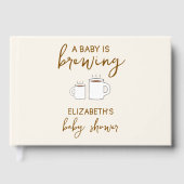 Livre D'or Un bébé brasse du Baby shower (Recto)