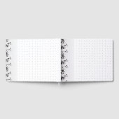 Livre D'or Un ensemble complexe de design floral noir et blan (Complet)