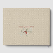 Livre D'or Un hiver simple avec le Mariage de Noël cardinal (Verso)