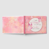 Livre D'or Un petit papillon est sur le Baby shower Way (Complet)