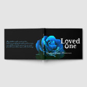 Livre D'or Un service commémoratif de Rose bleu adoré (Complet)
