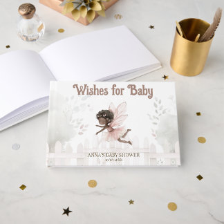 Livre D'or Une petite fée est en chemin Baby shower