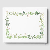 Livre D'or Une verdure simple | Mariage (Verso)