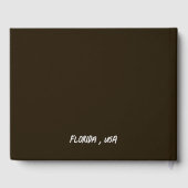 Livre D'or Unique Mariage gothique d'Halloween (Verso)