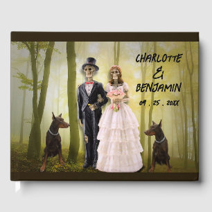 Livre D'or Unique Mariage gothique d'Halloween