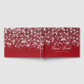 Livre D'or Vacances String Lights Red Christmas Guest Book (Complet)