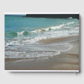 Livre D'or Vagues sur la plage bleu turquoise Océan (Verso)