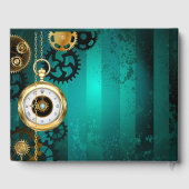 Livre D'or Veille bijoux Steampunk sur un Arrière - plan vert (Verso)