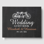 Livre D'or Vélo Tandem Sur Mariage Chalkboard<br><div class="desc">Ce livre d'hôtes est parfait pour tout couple qui planifie une célébration mariage élégante. Le design soigné peut être personnalisé en fonction de votre événement spécial et sera le livre d'hôtes parfait pour toute célébration : douches nuptiales,  fiançailles,  wedding showers,  fêtes d'anniversaire et bien plus encore.</div>