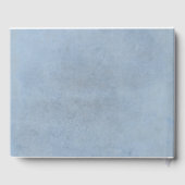 Livre D'or Verdure Succulents Dusty Blue Mariage (Verso)