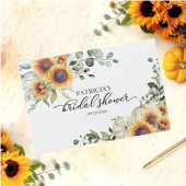 Livre D'or Verdure Tournesols Citrouille Automne Shower de Ma