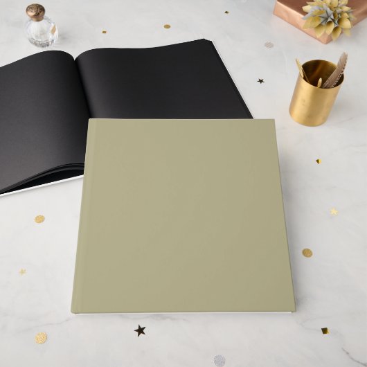 Livre D'or Vert Sauge (Recto ouvert)