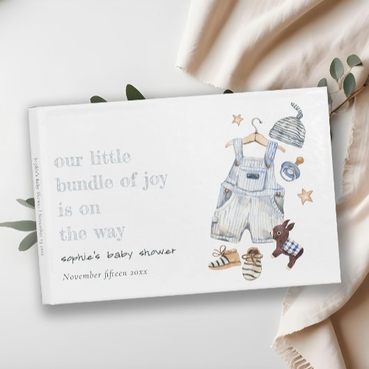 Livre D'or Vêtements Bébé mignons Essentials Baby shower Garç