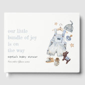 Livre D'or Vêtements Bébé mignons Essentials Baby shower Garç (Recto)