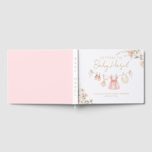 Livre D'or Vêtements de bébé bohème fleur sauvage rose Baby S