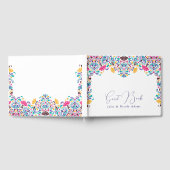 Livre D'or Vibrant mexicaine Fiesta Style Mariage arc-en-ciel (Complet)