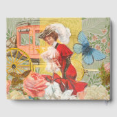 Livre D'or Victorian Lady Woman Fun Carriage (Verso)