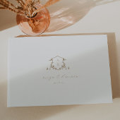 Livre D'or Vignes intemporelles Cimier beige Mariage Monogram