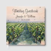 Livre D'or Vignoble rustique Destination Italie Mariage (Recto)