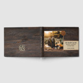 Livre D'or Vignoble rustique en bois (Complet)
