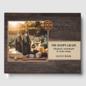 Livre D'or Vignoble rustique en bois (Recto)