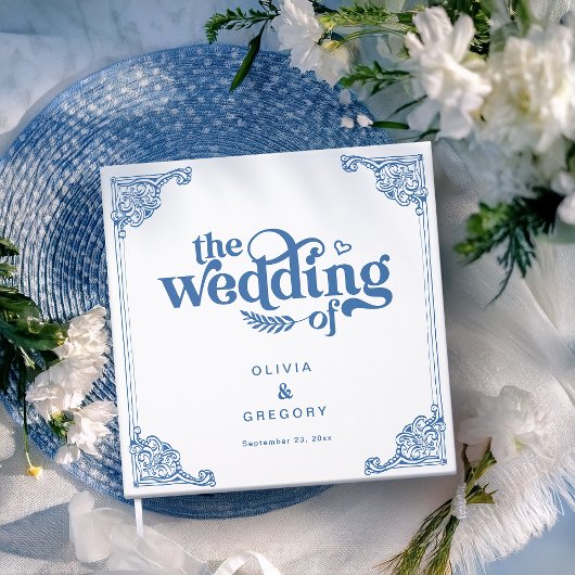 Livre D'or Vintage Chinoiserie Antique Frame Mariage