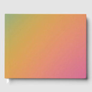 Livre D'or Vintage Rainbow Ombre Gradient Blur Abstract Desig