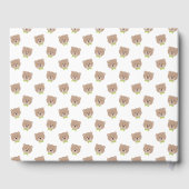 LIVRE D'OR VISAGES D'OURS DE TEDDY AVEC DES POINTS VERTS (Verso)