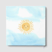 Livre D'or Voici Le Baby shower Fils (Verso)