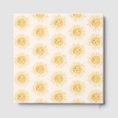 Livre D'or Voici le Baby shower Son Jaune soleil (Verso)
