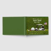Livre D'or voiturette de golf avec drapeau d'Amérique (Complet)